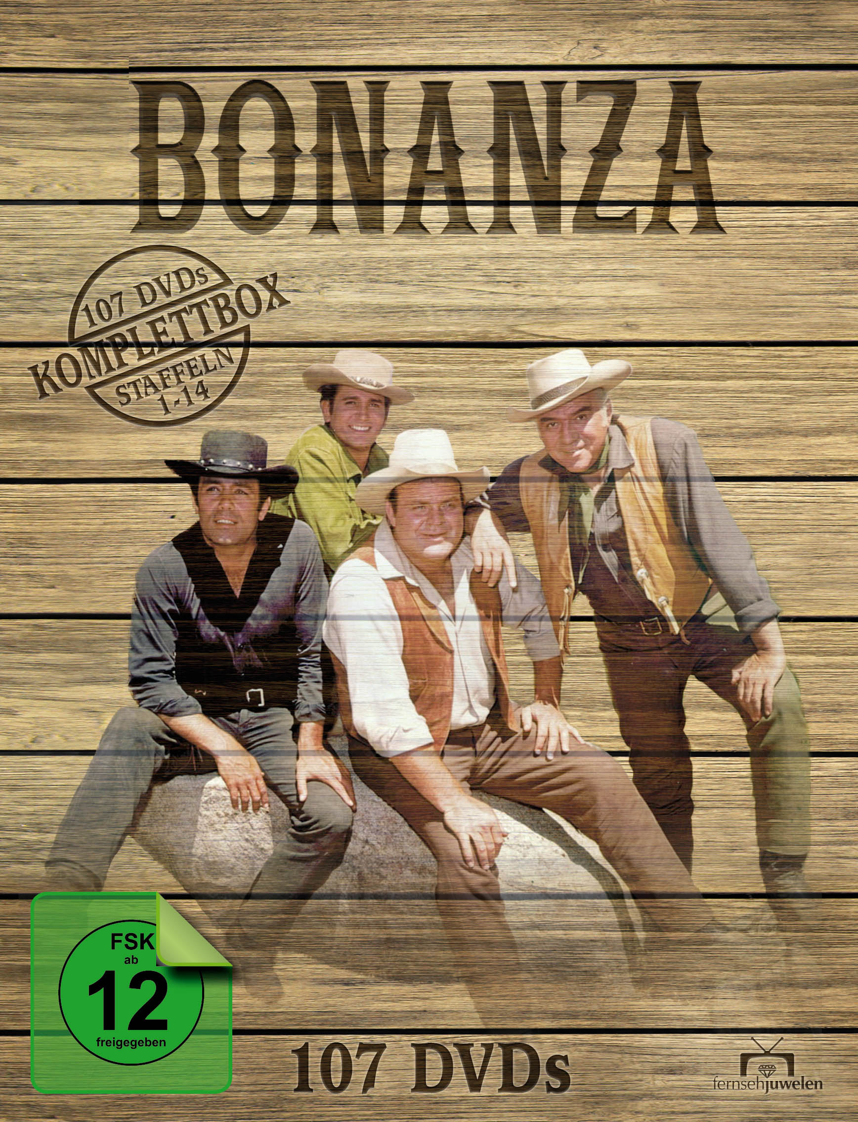 Bonanza - Komplettbox (Staffel 1-14) (107 DVD)