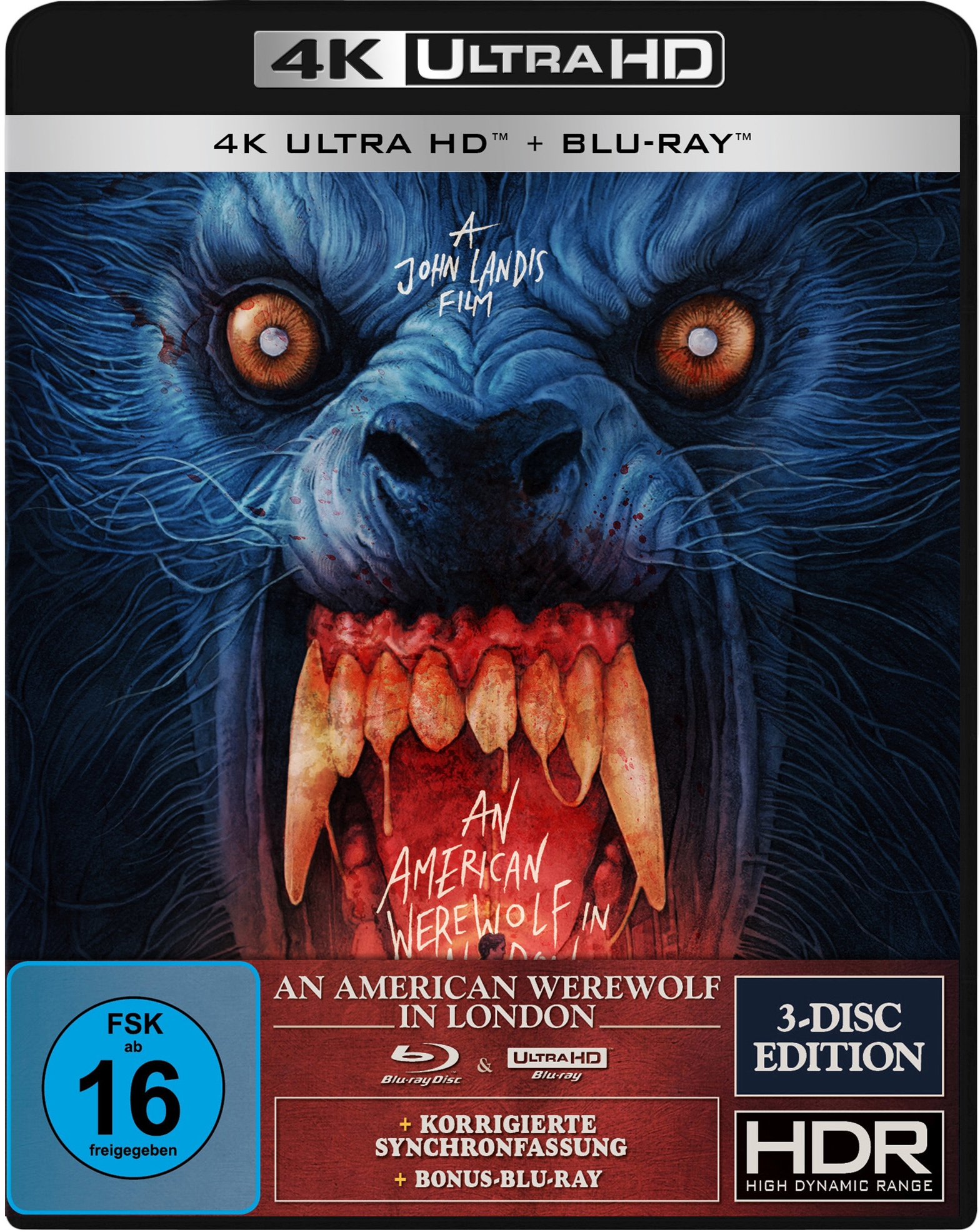 An American Werewolf in London - 3-Disc-Special Edition (4K Ultra HD + BD + Bonus-BD) (Gabz Artwork)
