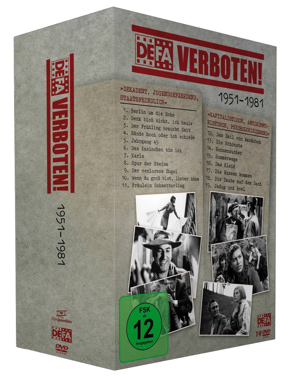 DEFA-Verboten! (19 DVDs)