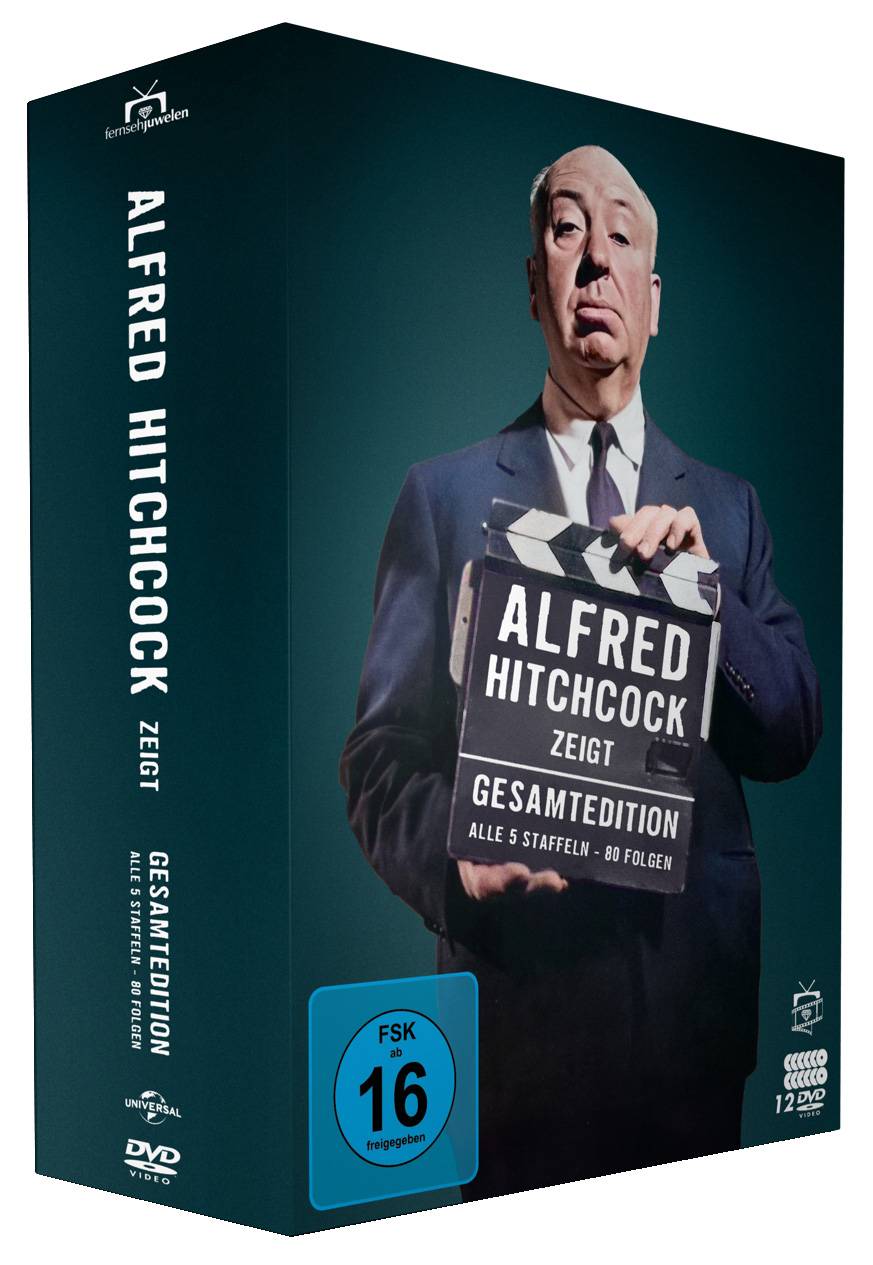 Alfred Hitchcock zeigt - Gesamtedition: Alle 5 Staffeln / 80 Folgen (12 DVDs)
