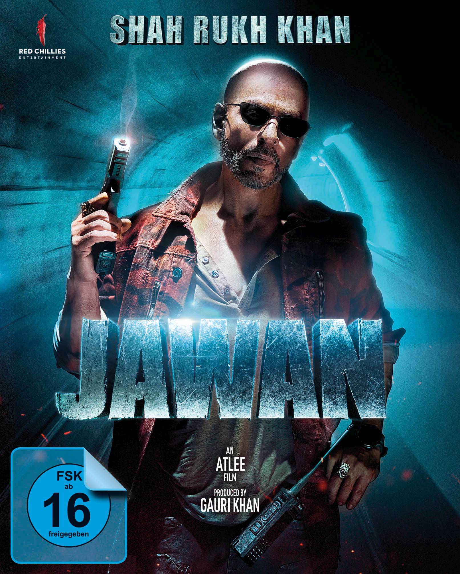 Jawan (Blu-ray + DVD) (Limited Special Edition) (inkl. Postkarten & Metall-Effekt-Aufkleber)