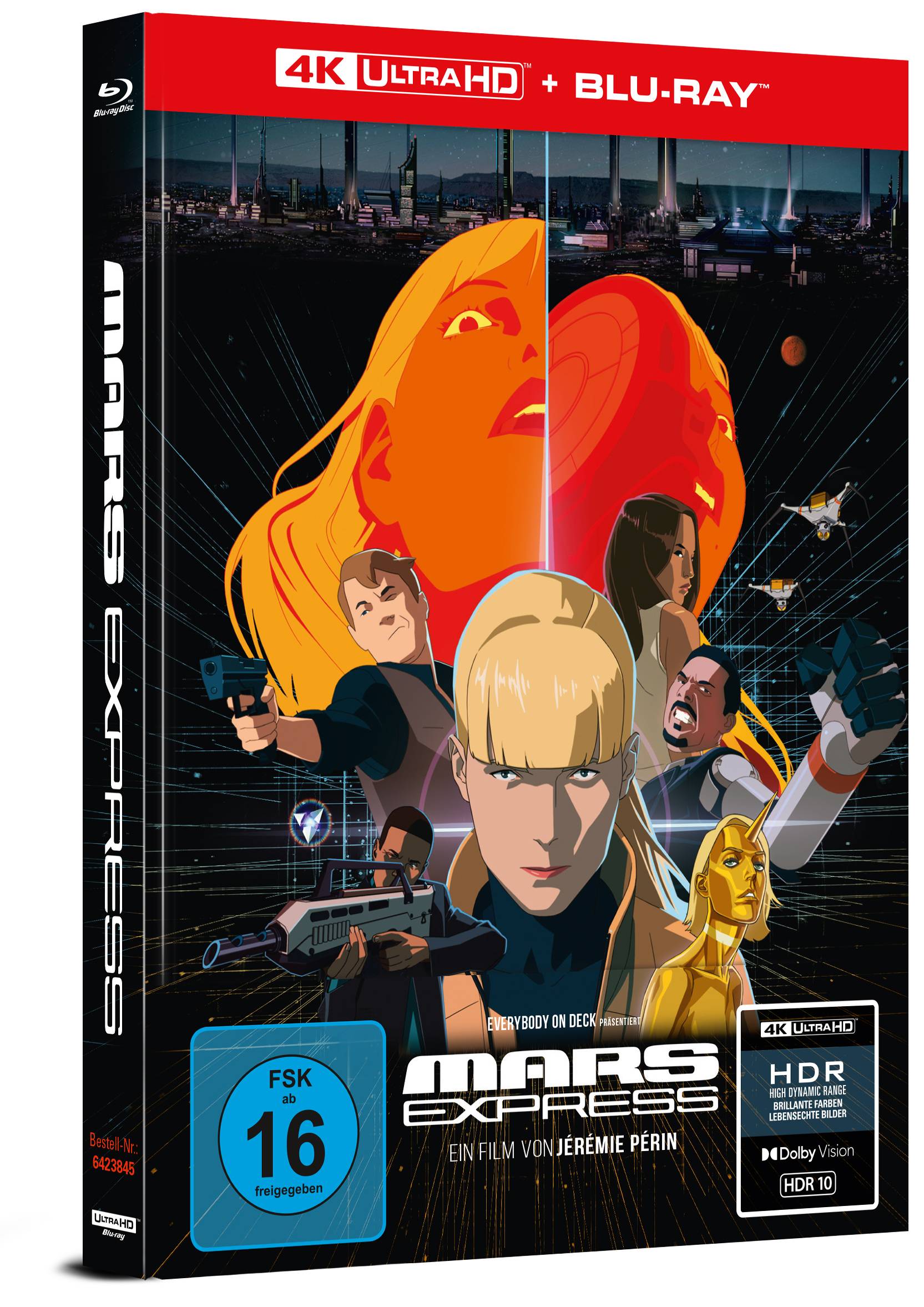 Mars Express - 2-Disc Limited Collector's Mediabook (UHD-Blu-ray + Blu-ray)