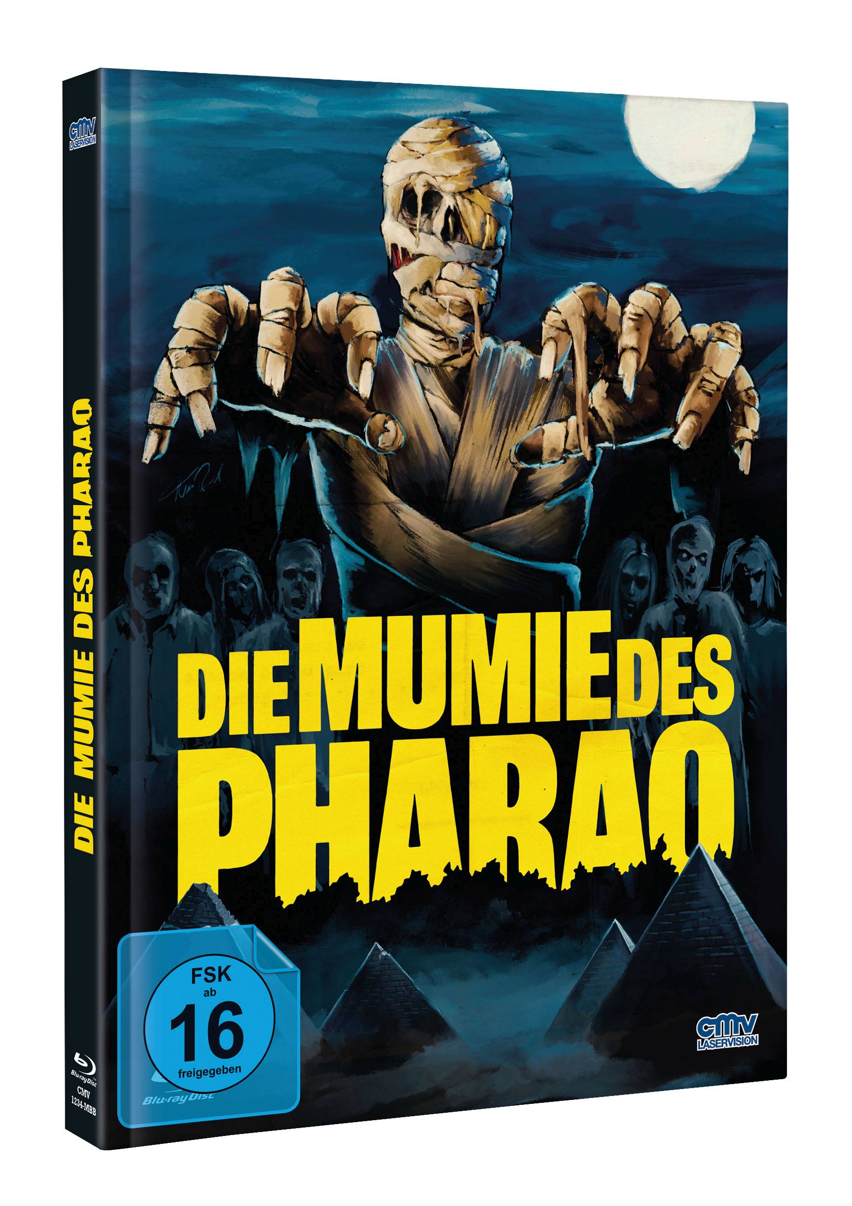Die Mumie des Pharao (Blu-ray + DVD) (Limitiertes Mediabook) (Cover B)