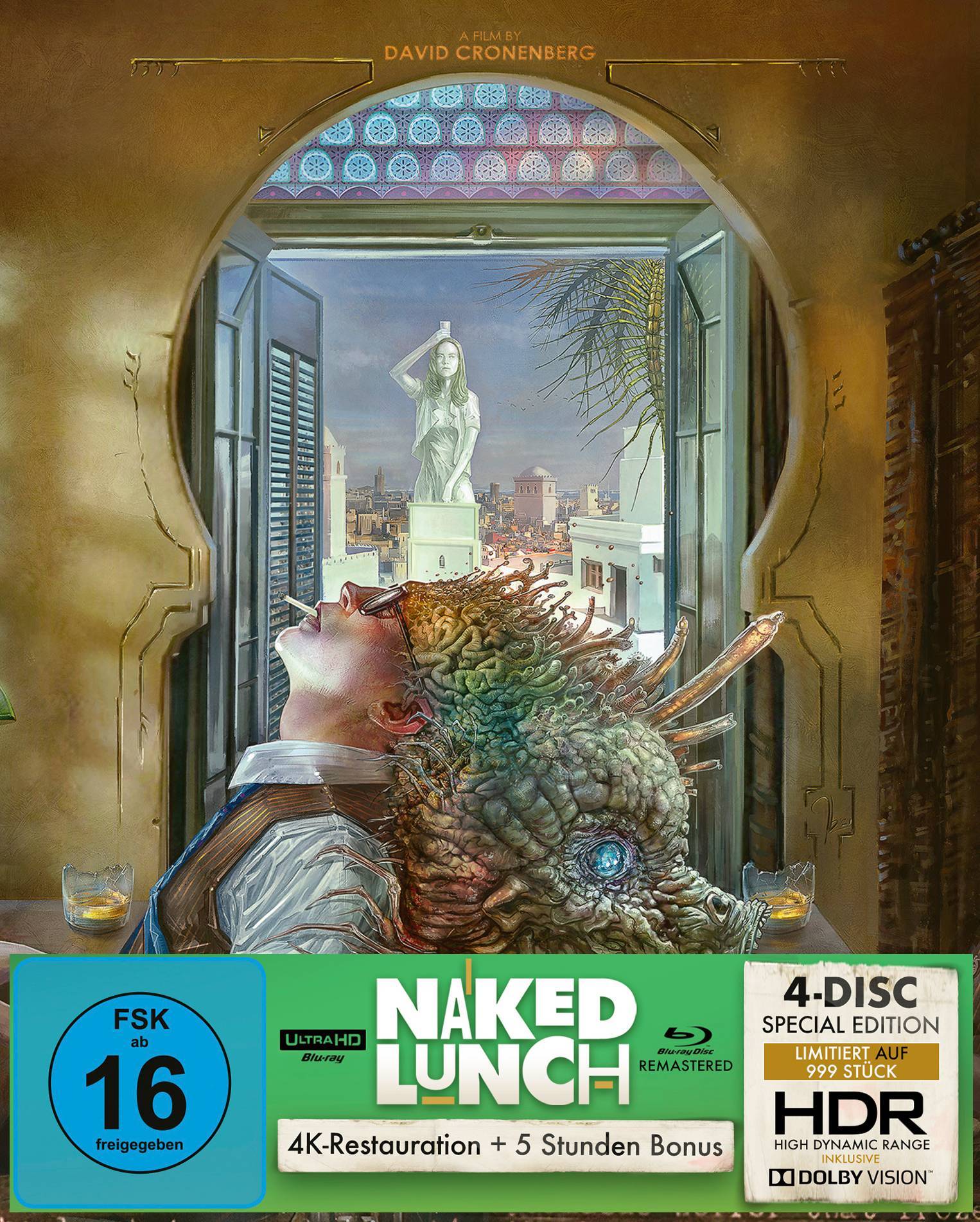 Naked Lunch | Special Edition (Ultra-HD Blu-ray + Blu-ray + 2x Bonus-Blu-ray) 999 Stück
