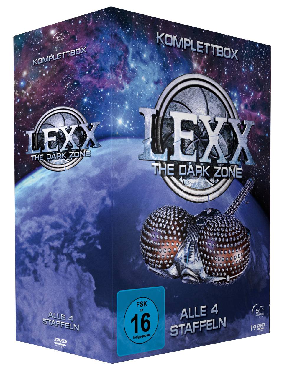 Lexx - The Dark Zone - Komplettbox (Alle 4 Staffeln) (20 DVDs)
