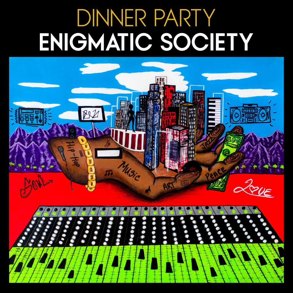 Dinner Party - Enigmatic Society (black white splatter LP)