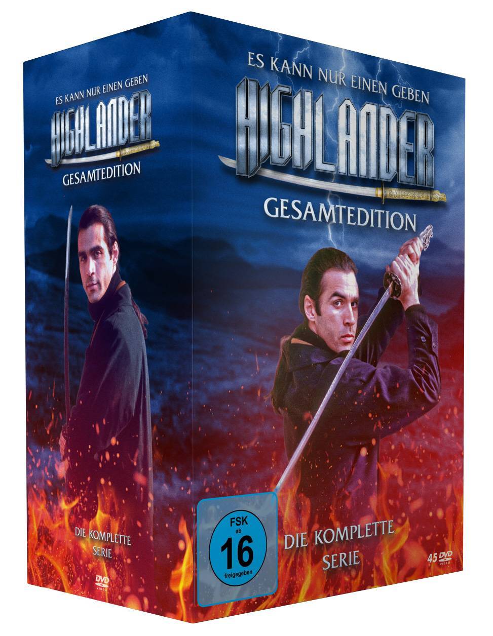 Highlander - Gesamtedition: Die komplette Serie mit Adrian Paul (Alle 6 Staffeln) (45 DVDs)