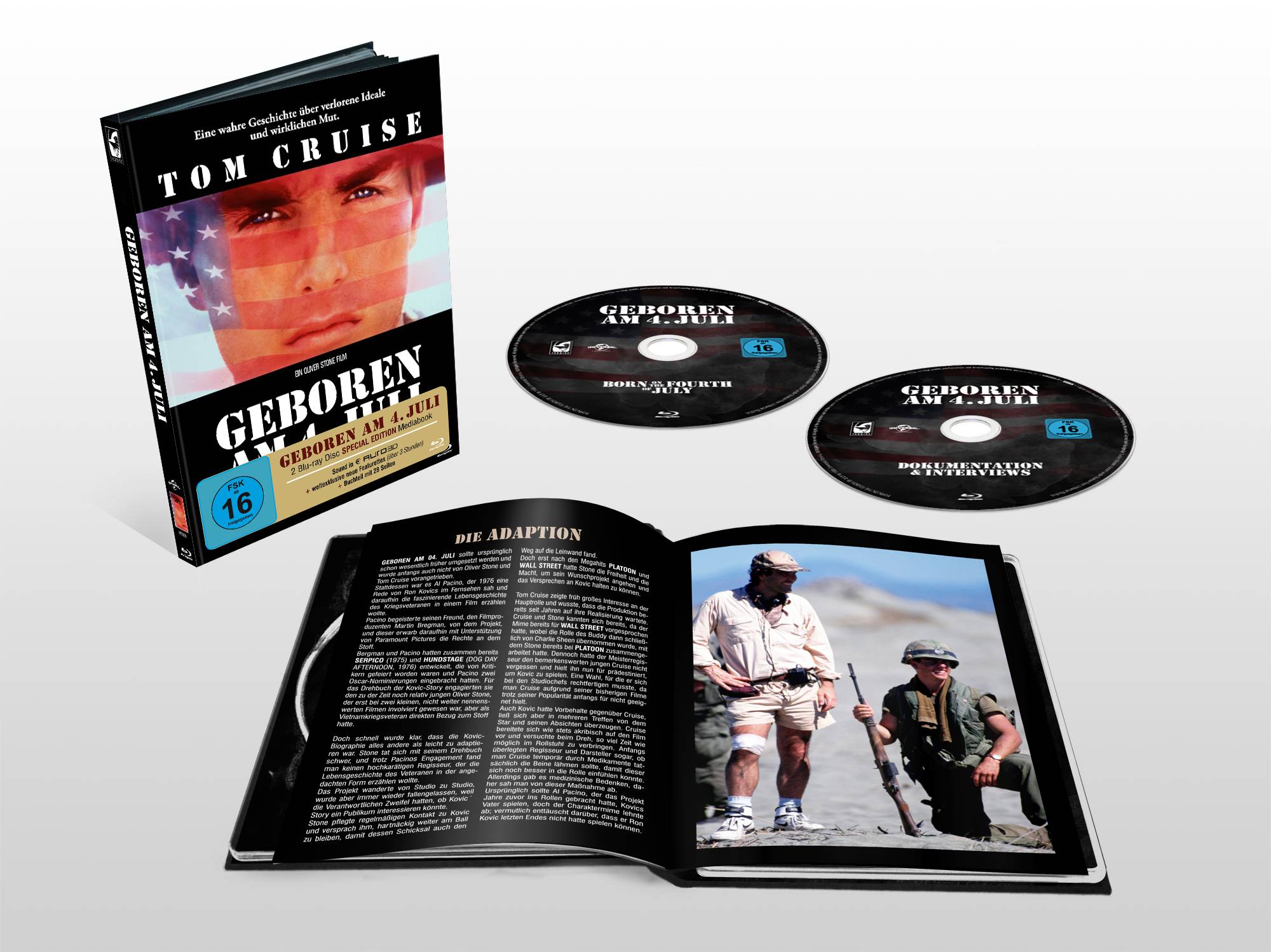 Geboren am 4. Juli | Mediabook (2x Blu-ray) Special Edition mit Auro 3D - 1.500 Stück