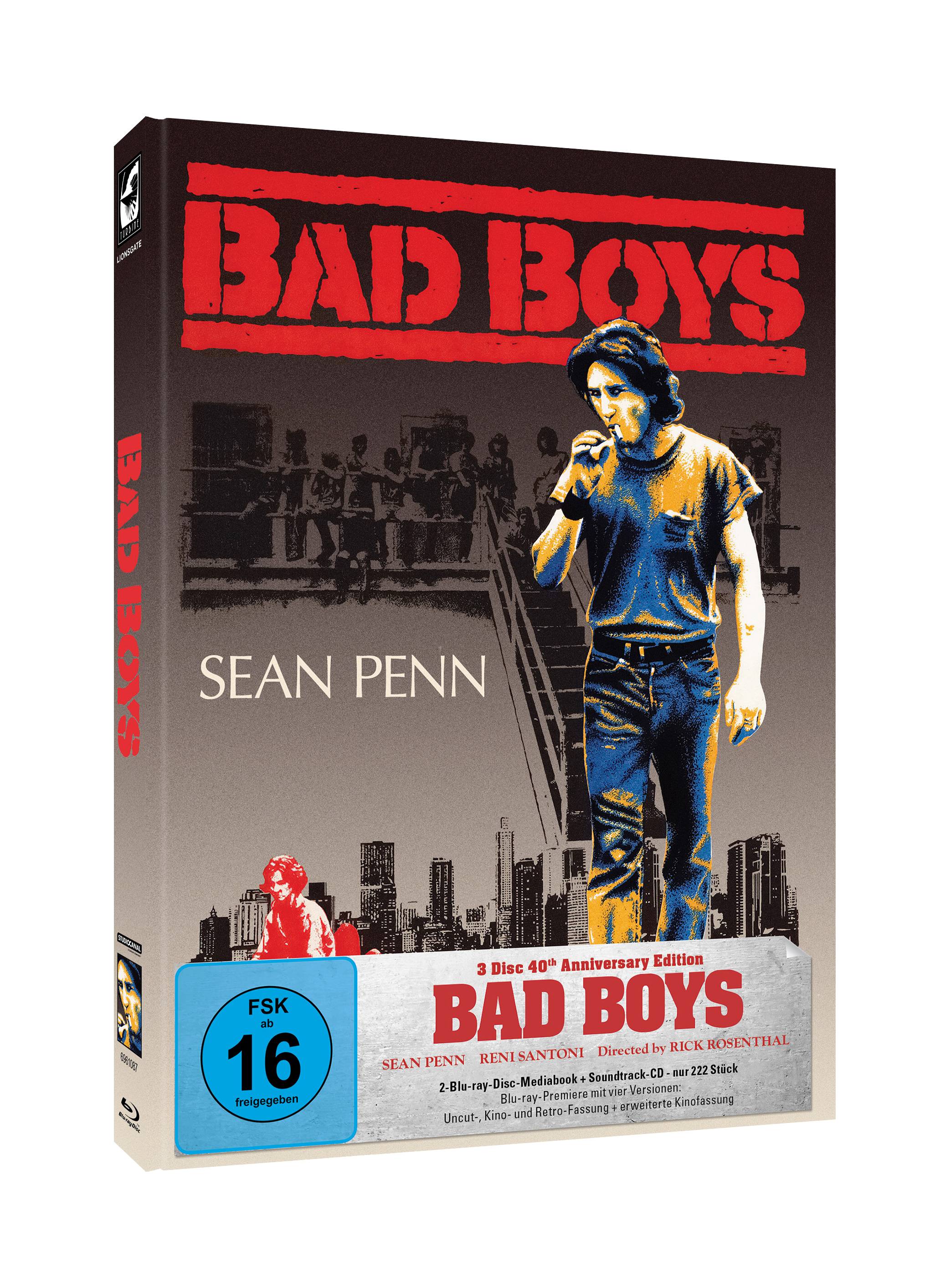 Bad Boys - 40th Anniversary Edition | Mediabook (2x BD + Soundtrack-CD) FR-Artwork - 222 Stück