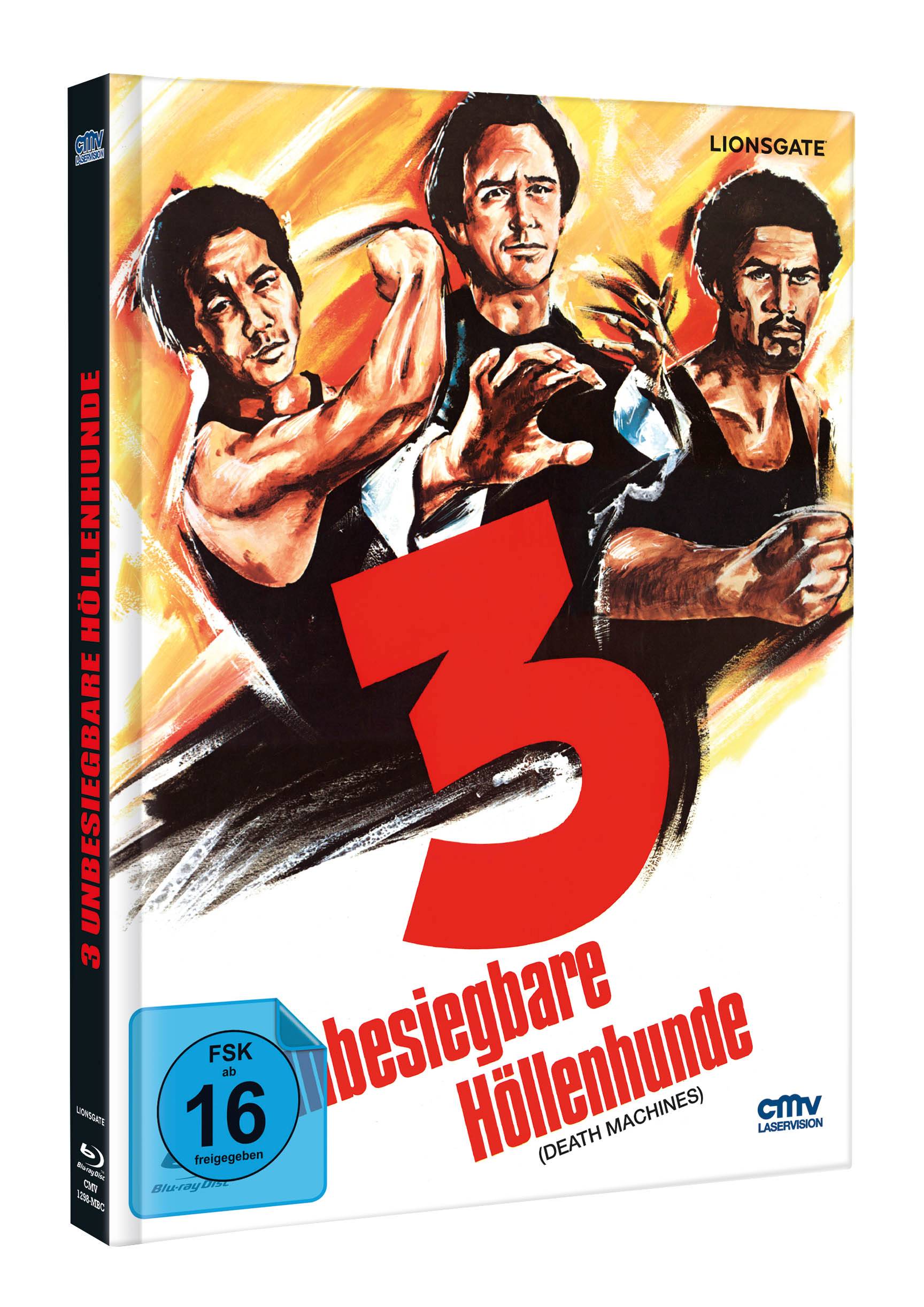 3 unbesiegbare Höllenhunde (Death Machines) (DVD + Blu-ray) (Limitiertes Mediabook) (Cover C)