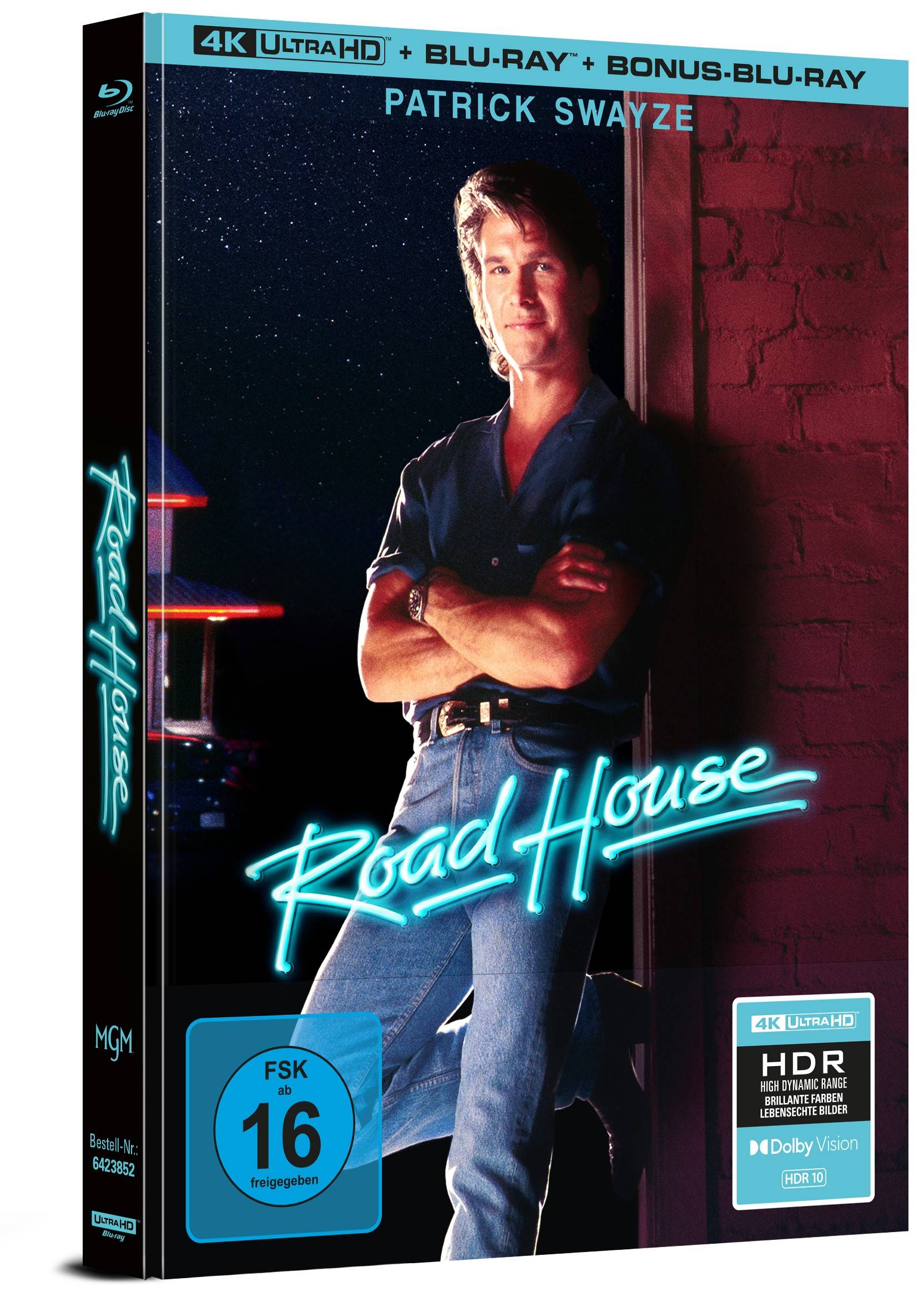 Road House - 3-Disc Limited Collector's Edition im Mediabook (UHD-Blu-ray + Blu-ray + Bonus-Blu-ray)