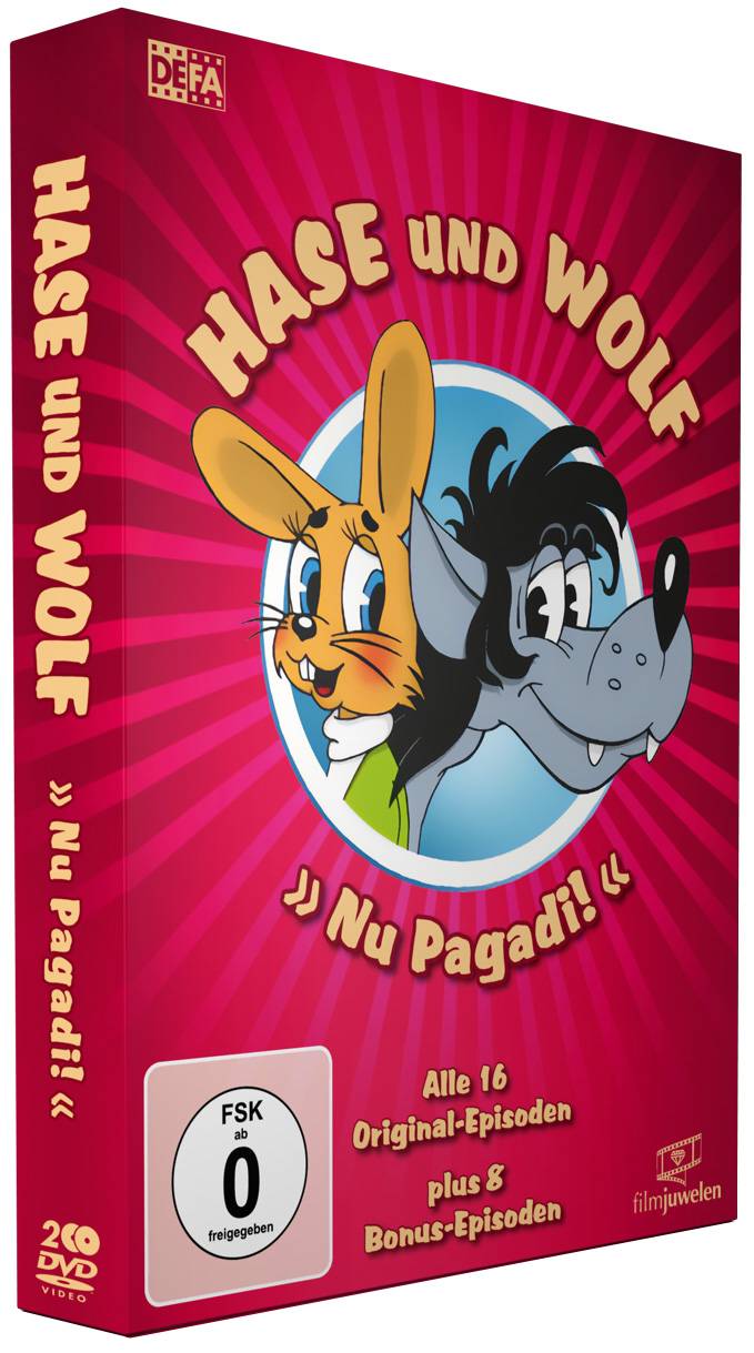 Hase und Wolf - Alle 16 Original-Episoden - plus 8 Bonus-Episoden (Nu Pagadi! / Na warte!) (DEFA Filmjuwelen)