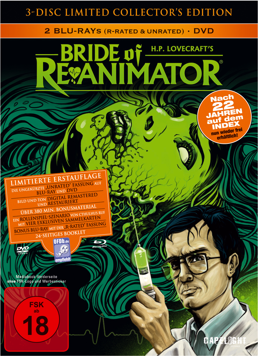 Bride Of Re-Animator (3-Disc Limited Collector's Edition Mediabook)