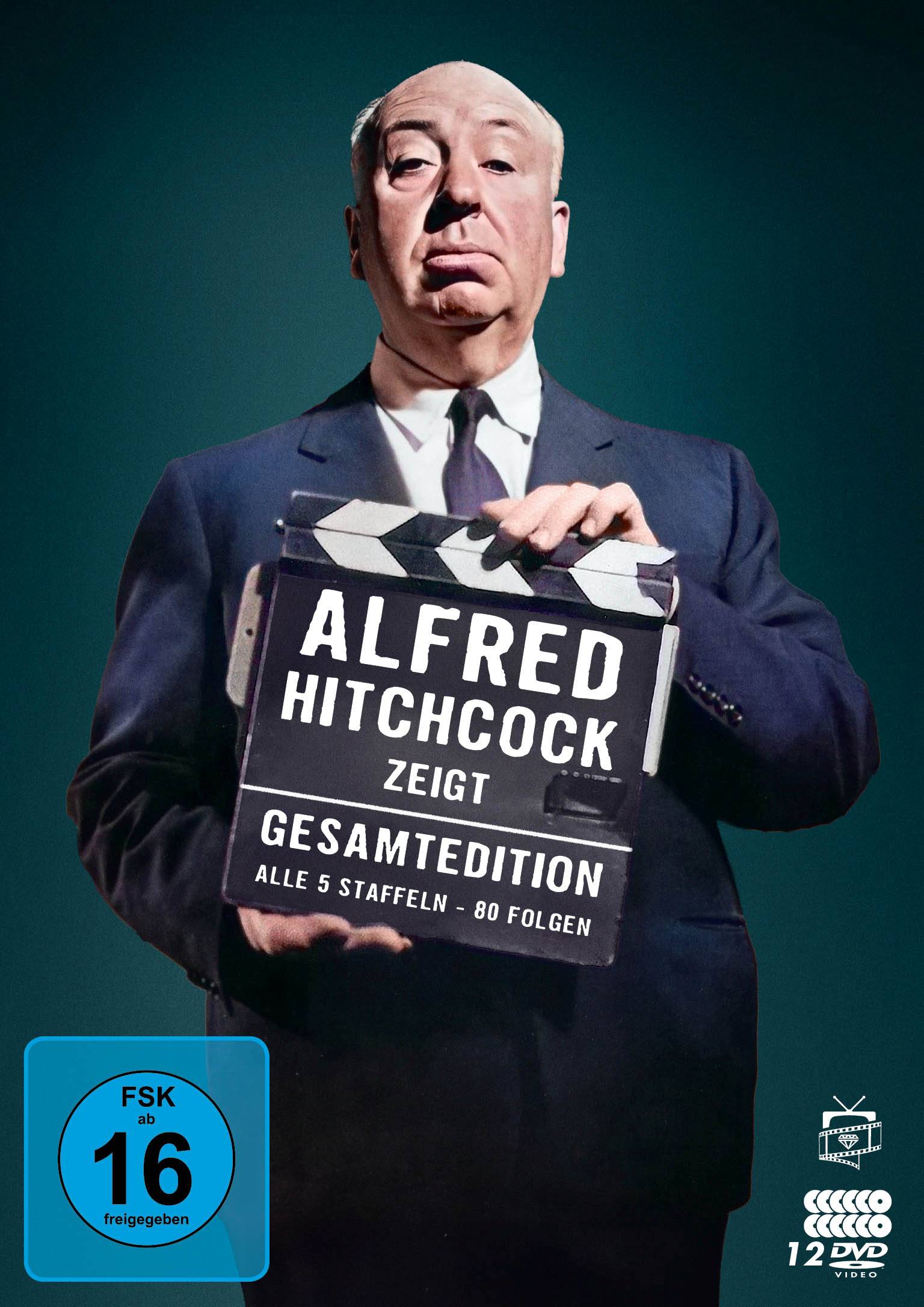 Alfred Hitchcock zeigt - Gesamtedition: Alle 5 Staffeln / 80 Folgen (12 DVDs)