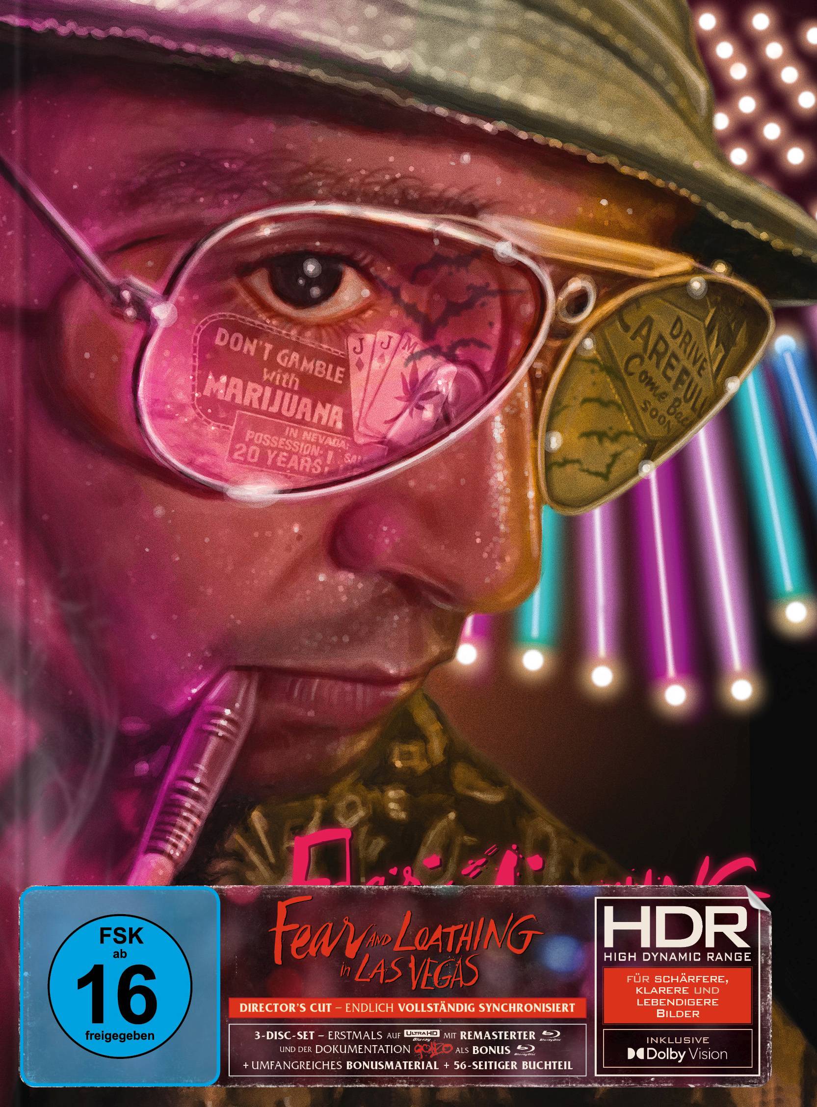 Fear and Loathing in Las Vegas | Limitiertes Mediabook (4K Ultra HD Blu-ray + 2 Blu-rays) Cover B
