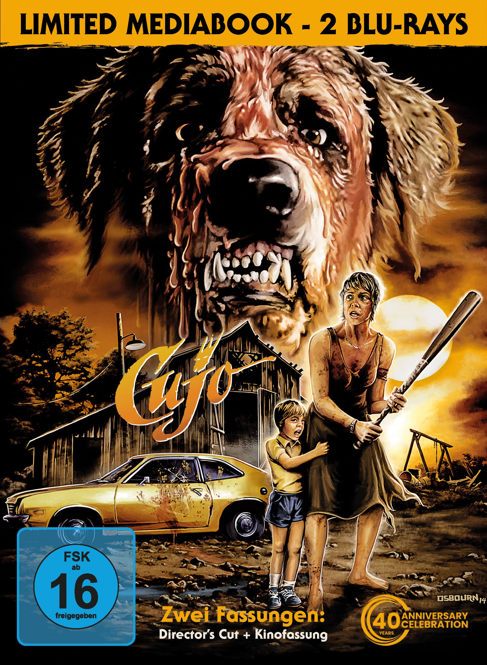 Stephen King's Cujo (Director's Cut + Kinofassung) - Limited Mediabook G