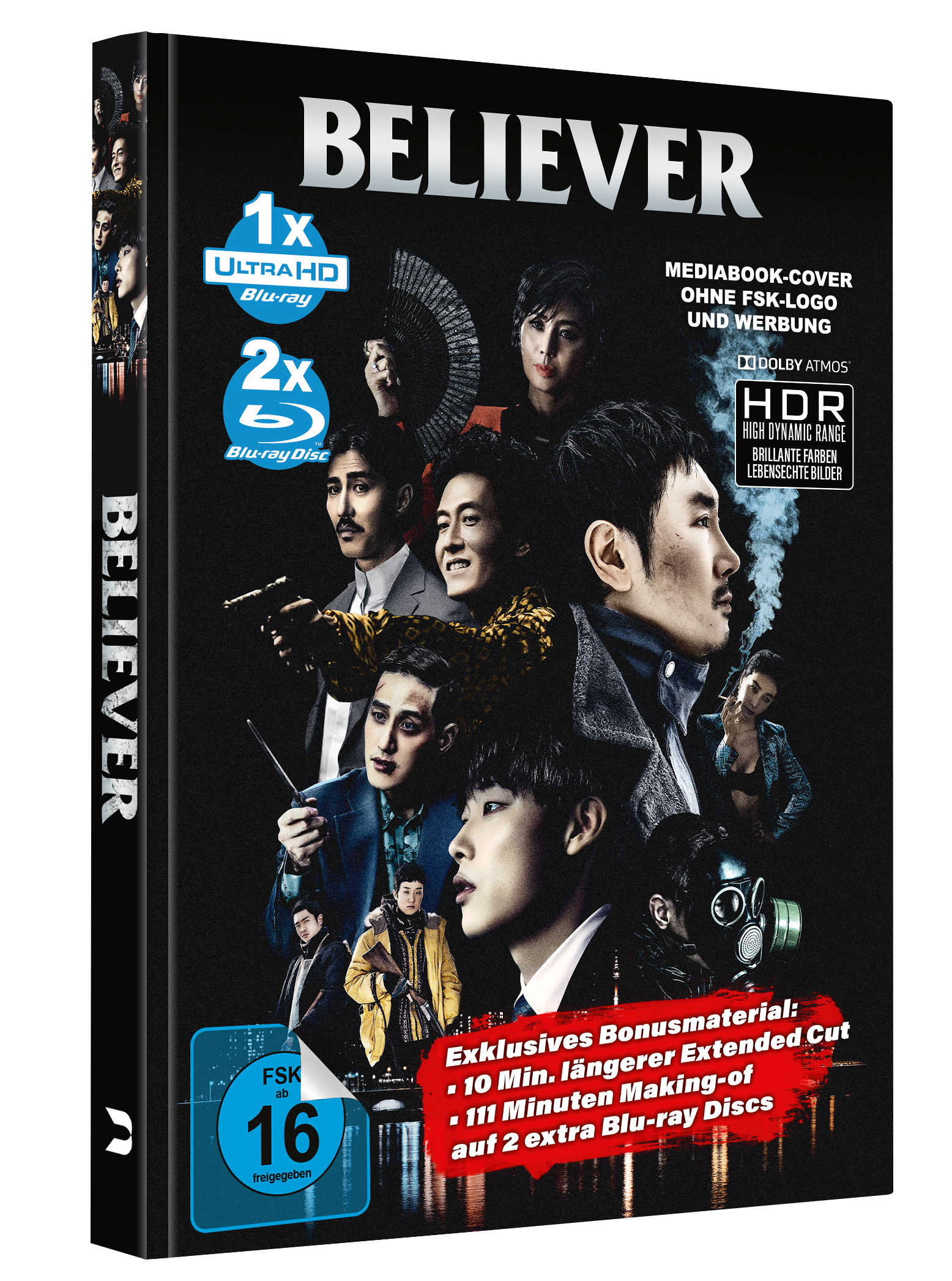 Believer - UHD 3-Disc Limited Edition Mediabook  (4K Ultra HD + Blu-ray + Bonus-Blu-ray)