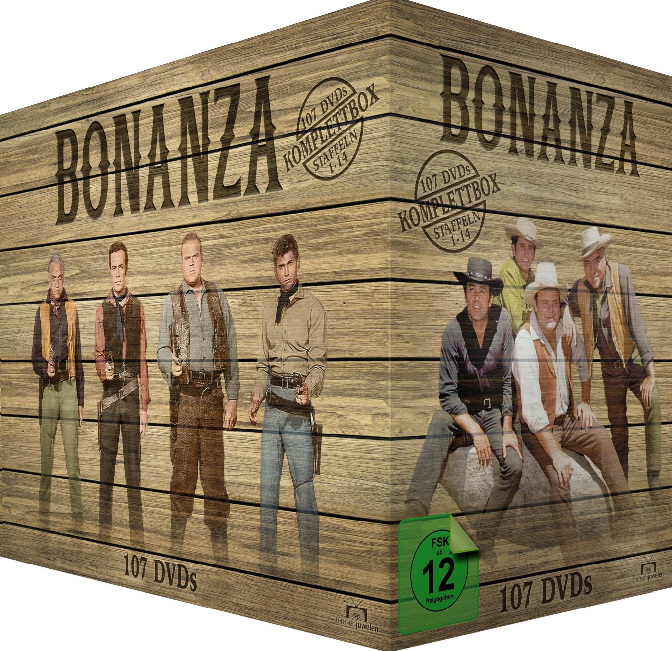 Bonanza - Komplettbox (Staffel 1-14) (107 DVD)