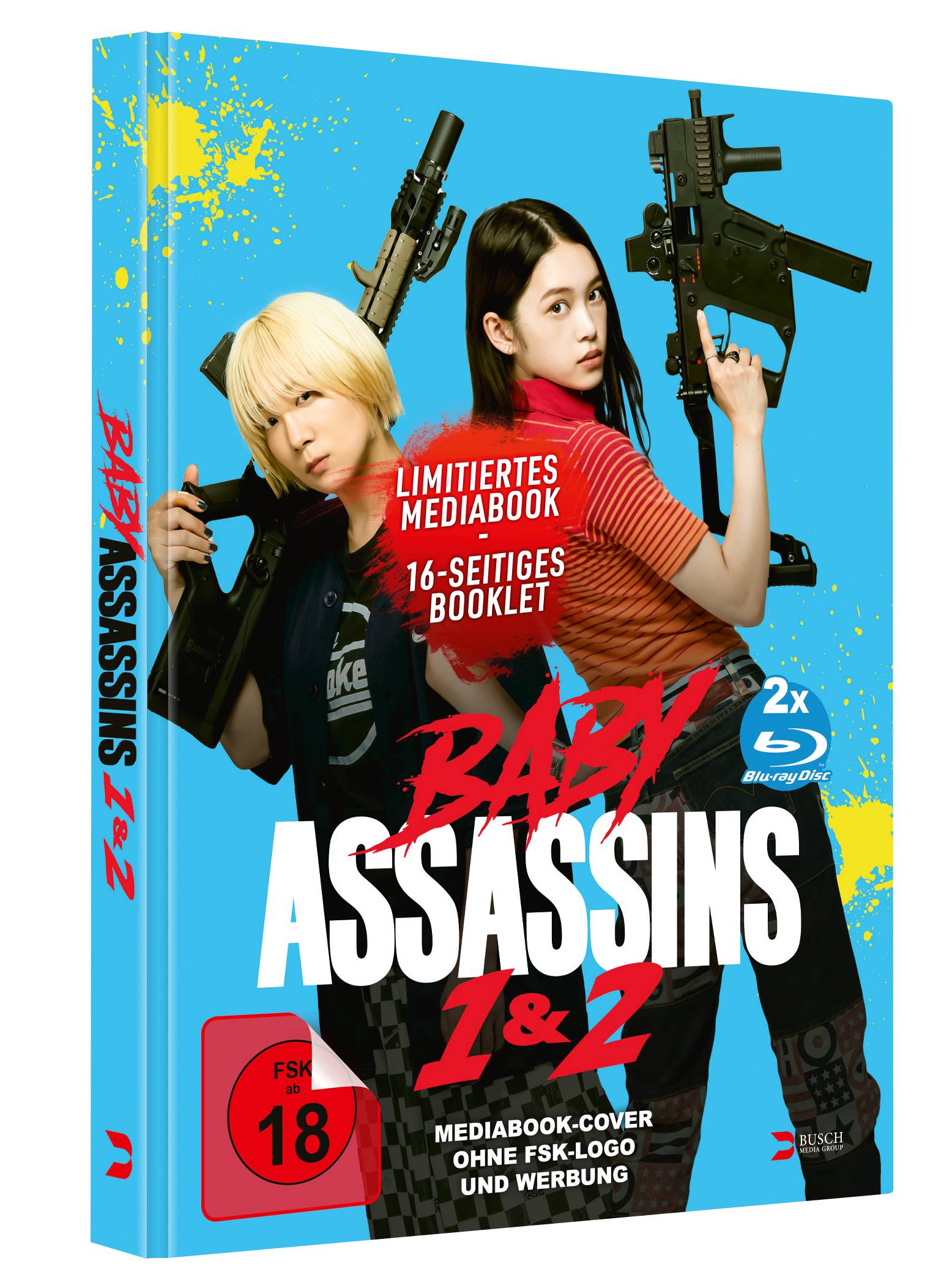 Baby Assassins 1 & 2 - 2-Disc Limited Edition Mediabook - Cover B