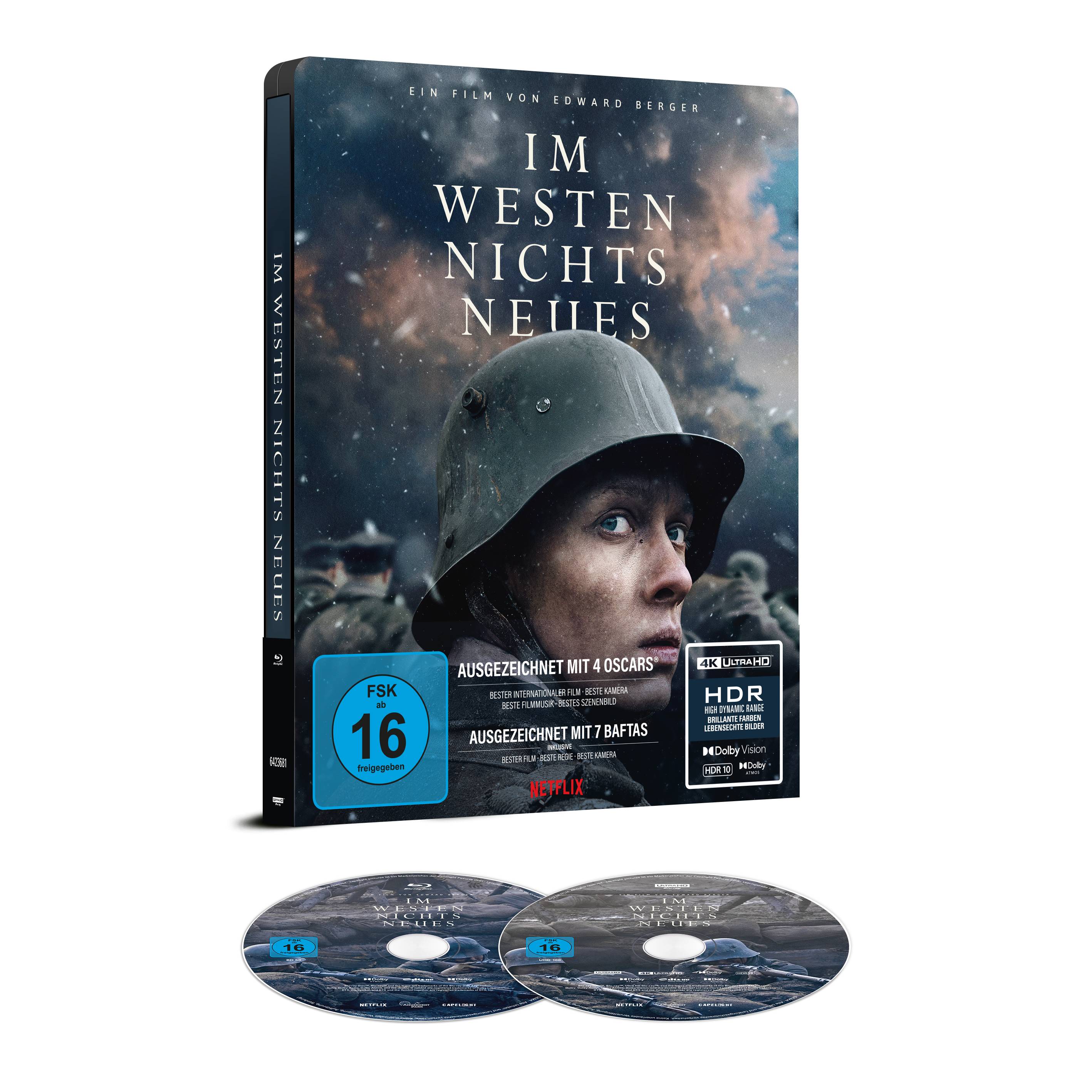 Im Westen nichts Neues (2022) -2-Disc Limited SteelBook (UHD-Blu-ray + Blu-ray)