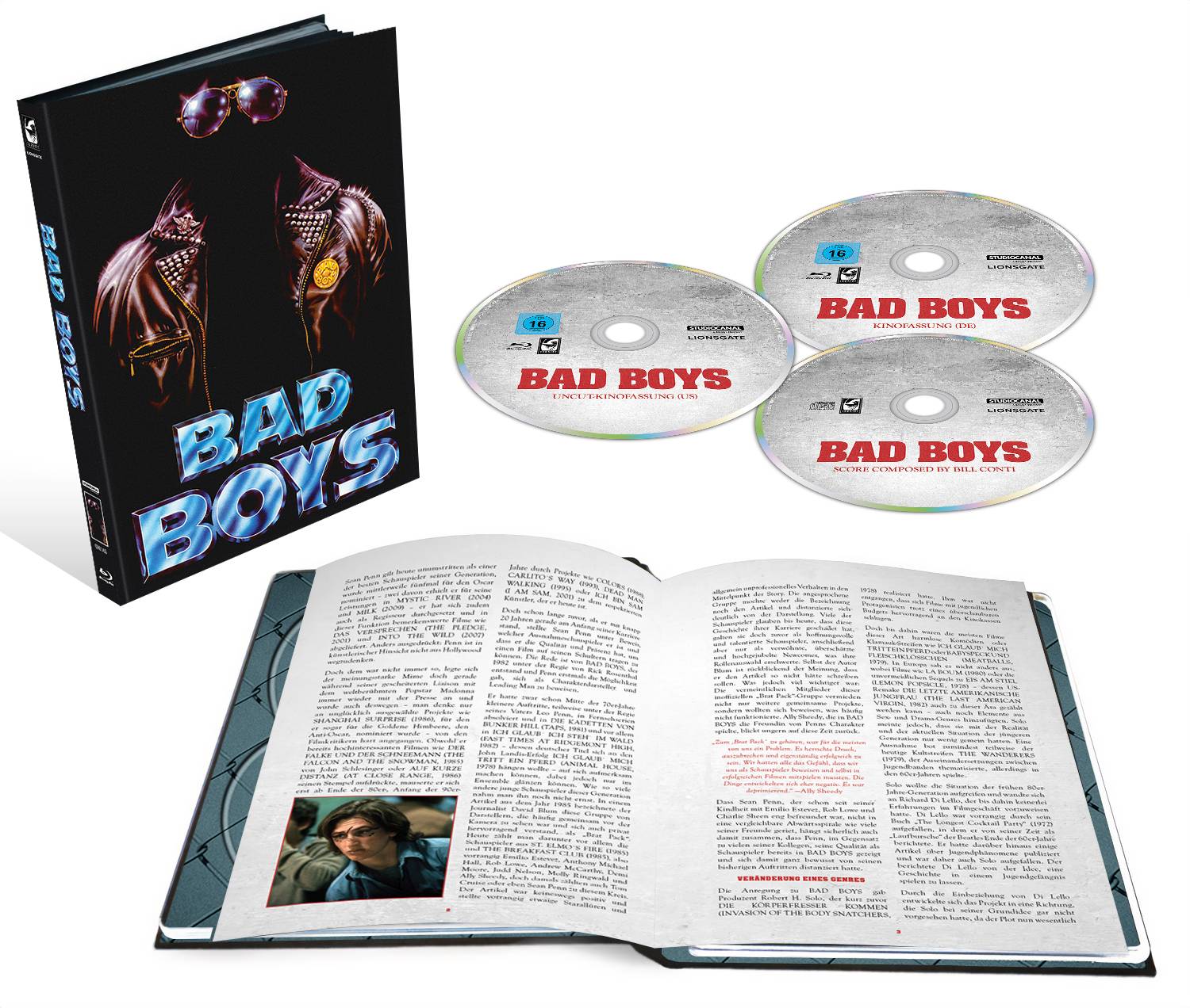 Bad Boys - 40th Anniversary Edition | Mediabook (2x BD + Soundtrack-CD) IT-Artwork - 222 Stück