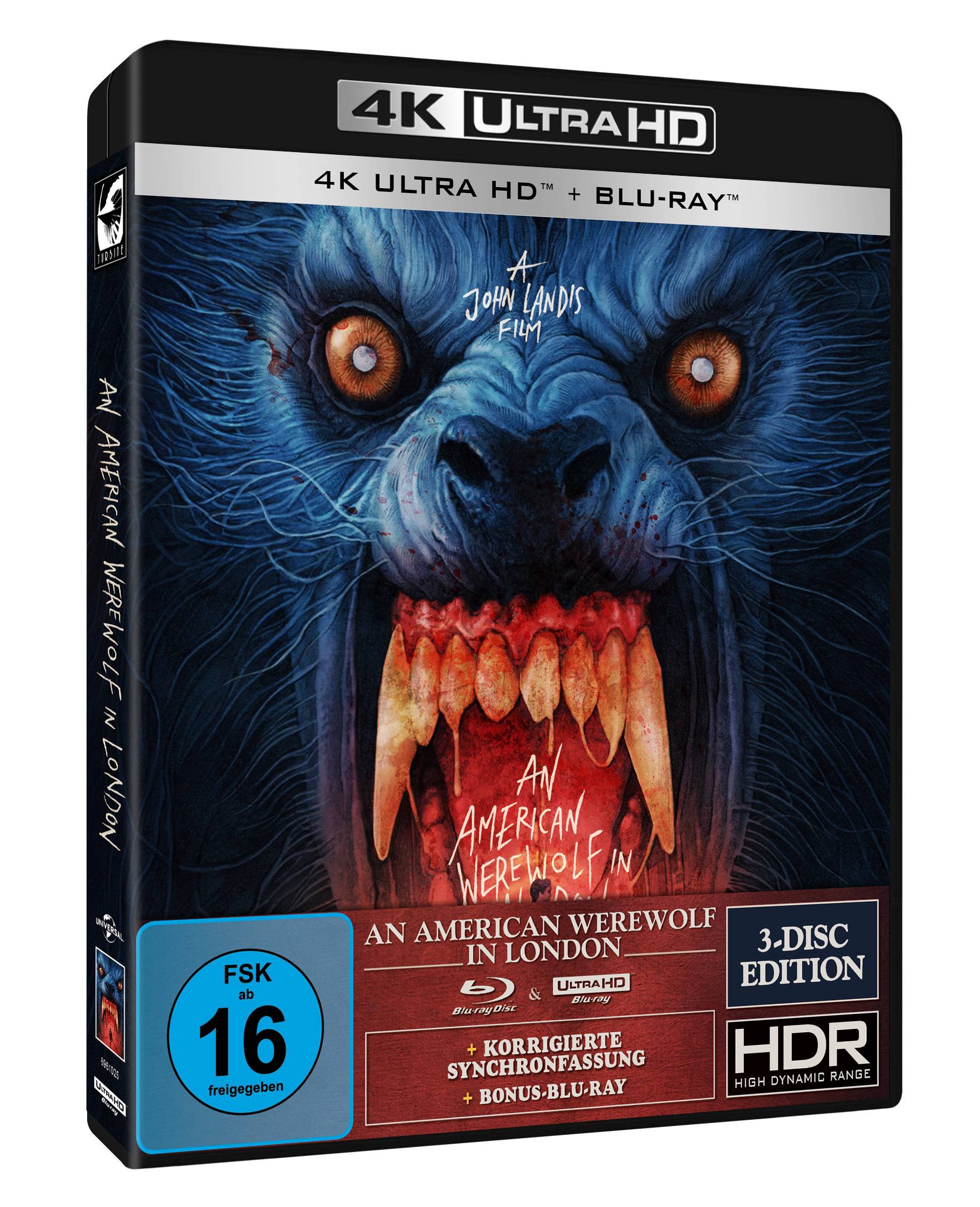 An American Werewolf in London - 3-Disc-Special Edition (4K Ultra HD + BD + Bonus-BD) (Gabz Artwork)