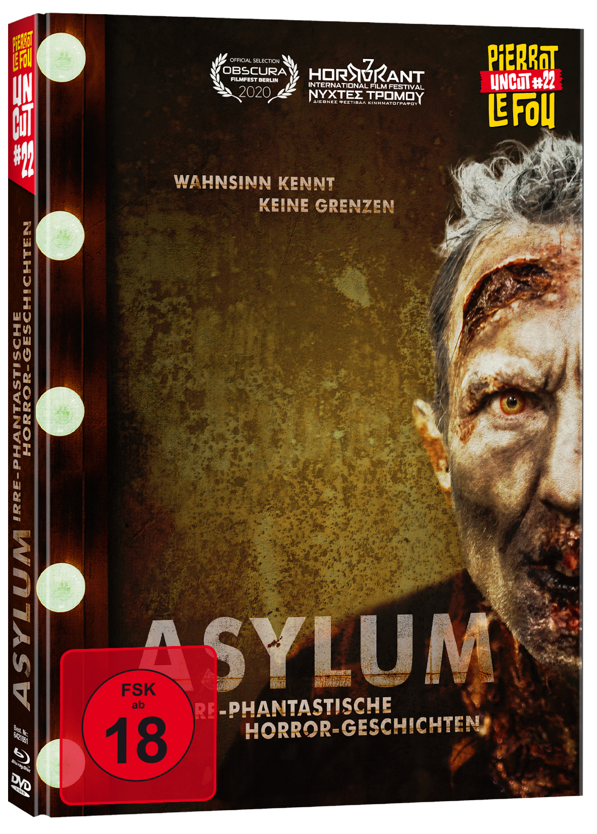 Asylum - Irre-phantastische Horror-Geschichten - Limited Edition Mediabook (uncut) (Blu-ray + DVD) - Cover B