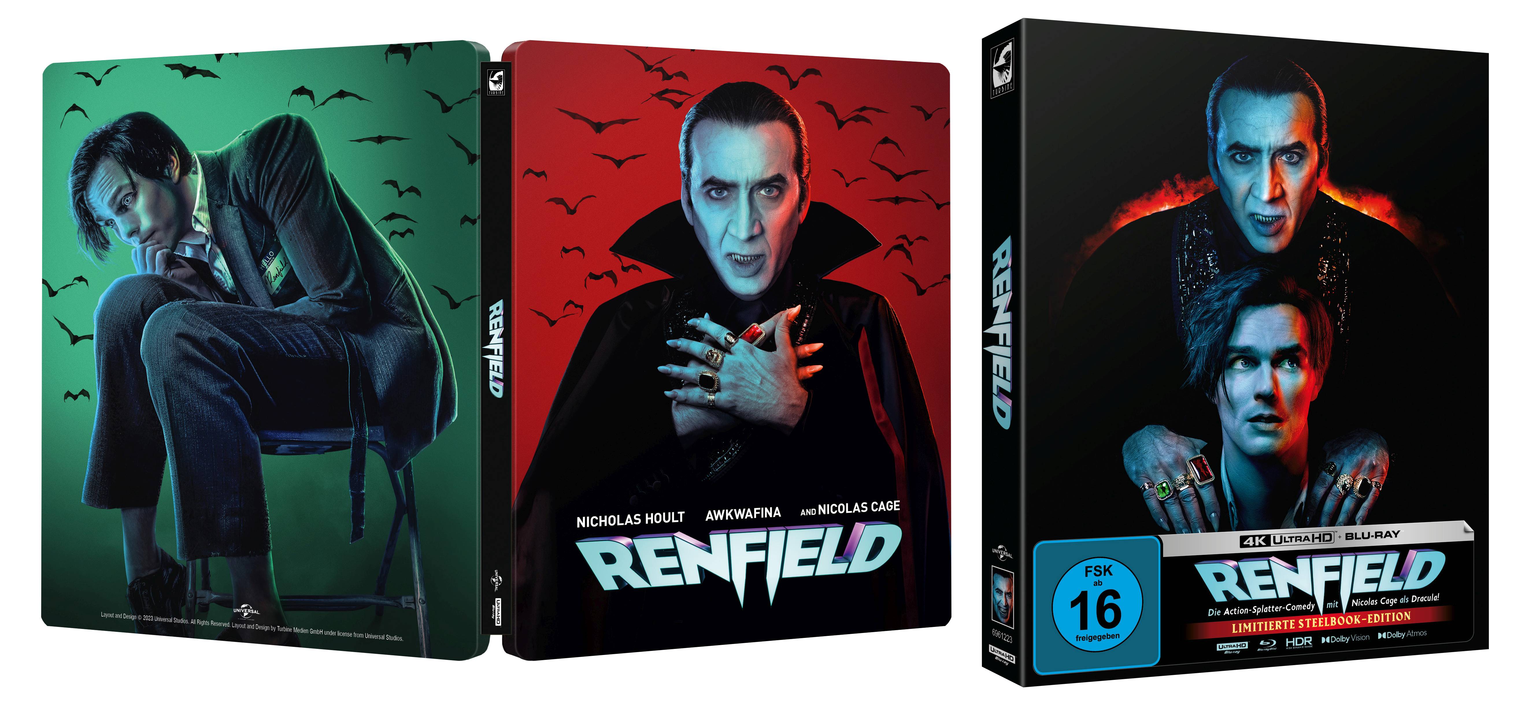 Renfield | Limitierte Steelbook-Edition mit Fullslip (4K Ultra HD Blu-ray + Blu-ray)