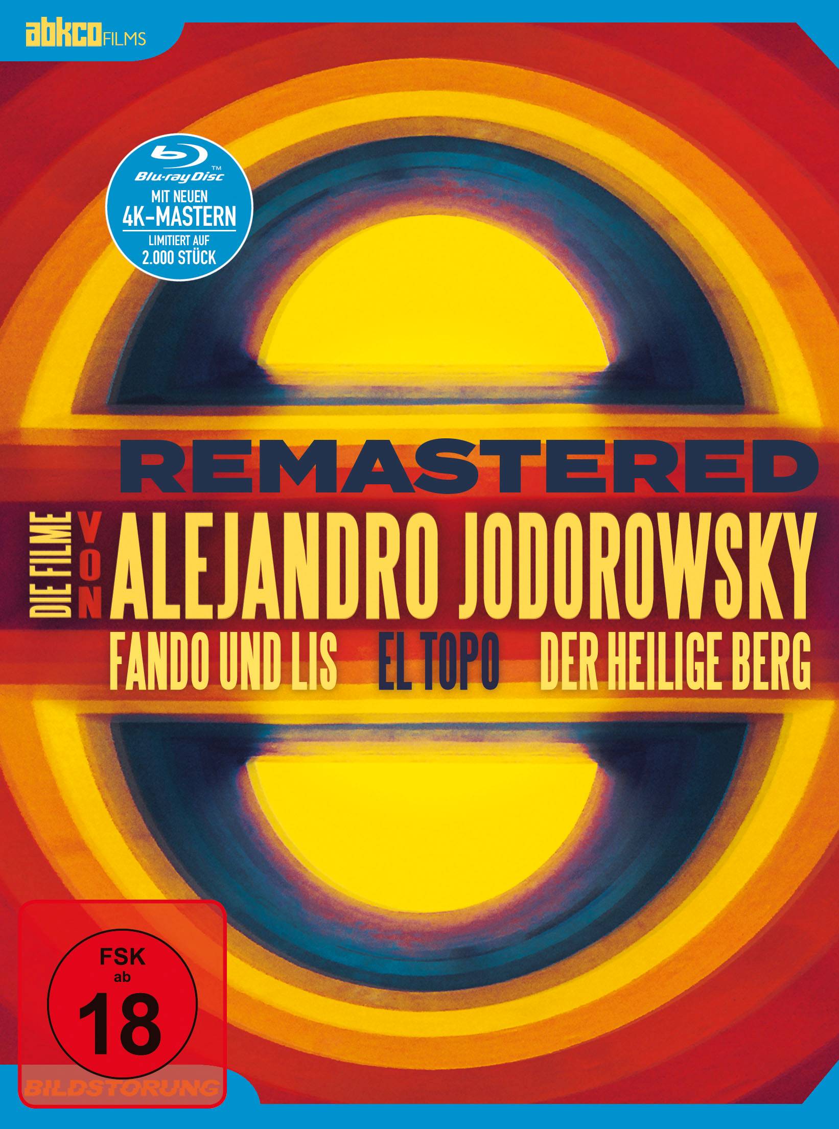 Jodorowsky Re-Mastered - Die Filme von Alejandro Jodorowsky (Limited Edition) [3 Blu-rays, Bonus-DVD, 2 CDs, 2 Booklets]