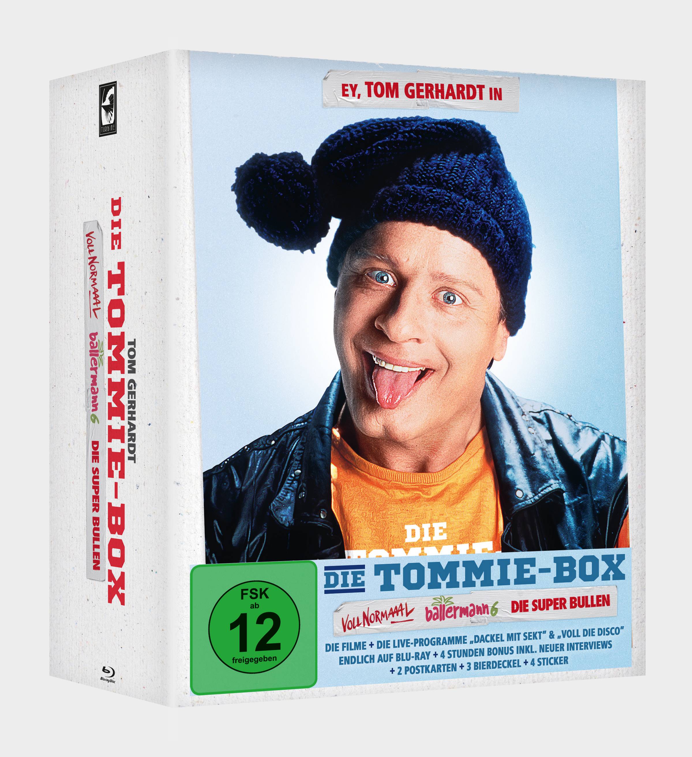 Tom Gerhardt: Die Tommie-Box (Limitierte Capbox) (4 BDs + 4DVDs)