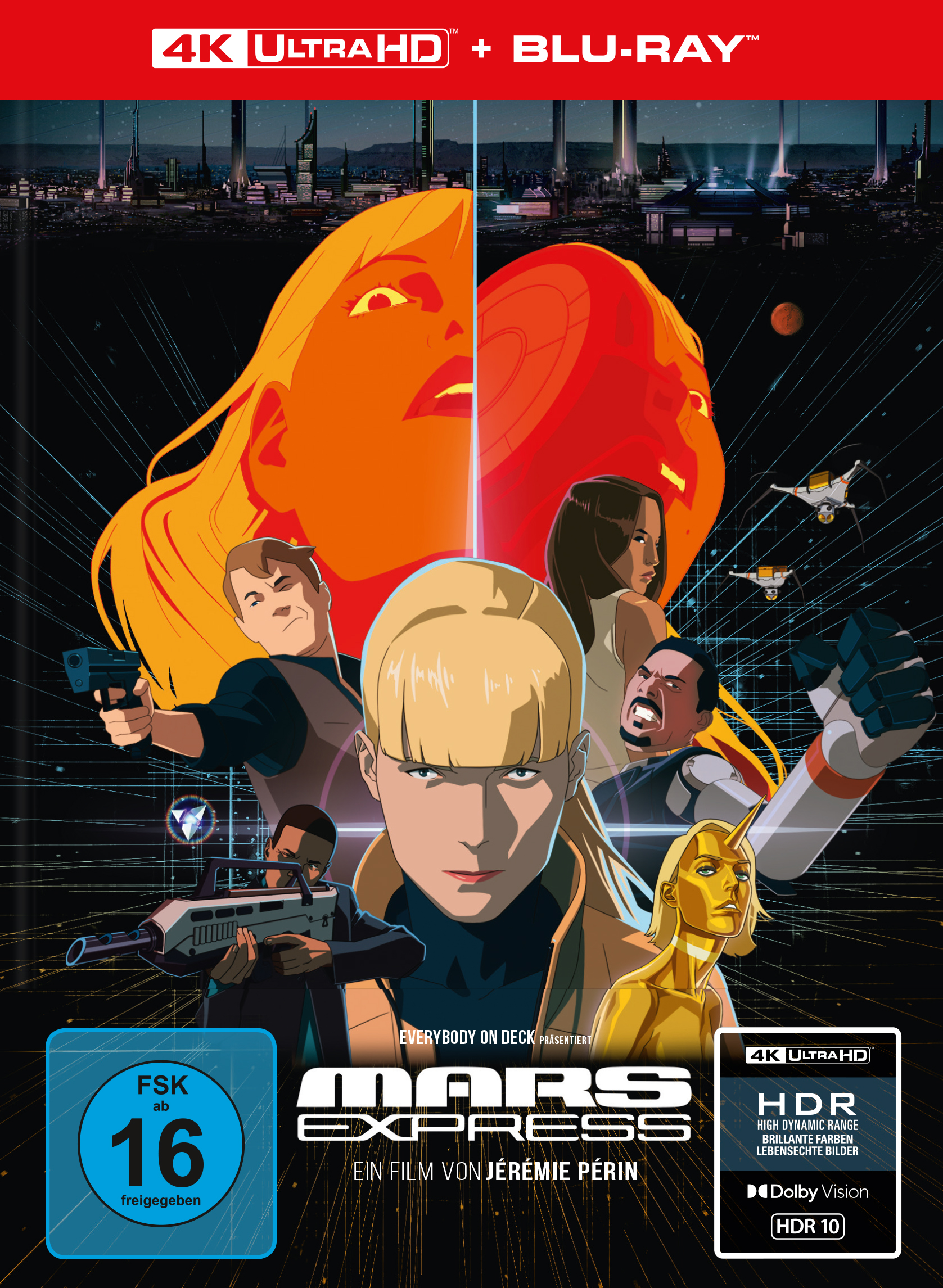 Mars Express - 2-Disc Limited Collector's Mediabook (UHD-Blu-ray + Blu-ray)